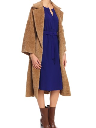 Фиолетовое платье MARELLA: фото 3 - Invogue